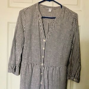 Old navy gray striped dress